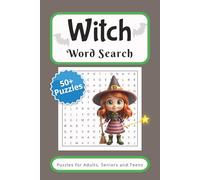 Witch Word Search Puzzle Book: Word Searches with Easy to Read Print about Witches, Halloween, Magic | 6 x 9 inches, 110 pages | 50+ puzzles... Gift for Holidays, Vacations, and Leisure Times