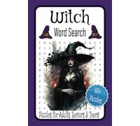 Witch Word Search Puzzle Book: Word Searches with Easy to Read Print about Witches, Potions, Spells and more | 6x9 inches, 110 pages | 50+ puzzles … Gift for Vacations, Holidays and Free Times.