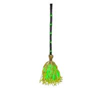 witchBroom- Dancing witchBroom, halloweenGreen Led witchBroomDecor | Forniture a sostegno inquietante con design a led Light per casa Front Porch Home Patio Outside Wall Interior Room