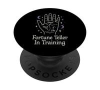 Witchcore Chiromanzia Mano mistica Divinazione Umorismo occulto PopSockets PopGrip Adesivo