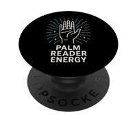 Witchcore Chiromanzia Mano mistica Divinazione Umorismo occulto PopSockets PopGrip Adesivo
