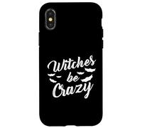 Witches Be Crazy Funny Halloween Costume Fidanzato Uomini Custodia per iPhone X/XS
