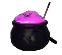 Witches Black Cauldron - Jare di Caramelle di Halloween, di Miseria Ciotola di Calderone in Plastica Nera per Portico, Arredamento della Porta D'ingresso, Feste di Halloween, Contenitore Do