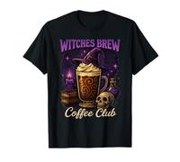 Witches Brew Coffee Club - Cappello da Strega per Halloween, Motivo: Latte Maglietta