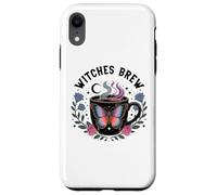 Witches Brew Coffee Cup Witchy Mug Halloween Witch Be Sippin Custodia per iPhone XR