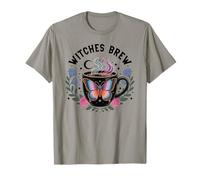 Witches Brew Coffee Cup Witchy Mug Halloween Witch Be Sippin Maglietta