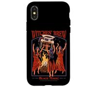 Witches Brew Coffee Sarcastic Vintage Funny Adult Humor Custodia per iPhone X/XS