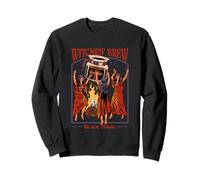 Witches Brew Coffee Sarcastic Vintage Funny Adult Humor Felpa