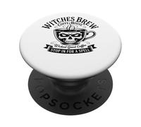 Witches Brew Coffeehouse, fermati per un incantesimo PopSockets PopGrip Adesivo