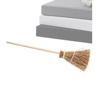 Witches Broom Halloween Decor, Miniature Brooms Props, 2.56x1.18x0.31 Inches Theater Tool with Grip Design, Stage Show Device with Case, Home Accessories for Holiday Gathering Masquerade Performance