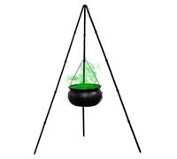 Witches Cauldron, Halloween Witch Cauldron, Plastica da 12 pollici grandi streghe su treppiede con per il prato da cortile di casa di caramelle