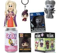 Witches Hocus Pocus Pop Figural Game! In bundle con 3D Blind Bag Clip Hanger Sanderson Sisters Personaggi e Decalcomania + Tricks & Wits Spetky Cards + Magazine Magnet!