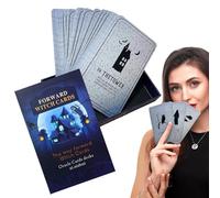 Witches Tarot Cards, Forward Witch Board Game, Oracle Card Board for Beginners Experts, Spiritual Practice Tool, Reusable Entertainment Accessory, for Family Game Night Fortune Telling Tarot Lovers