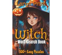 Witches Word Search Book: Easy to Read, Large Print Word Search Book About Magic, Witches, and More! Great for Holidays or Spooky Lovers