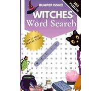Witches Word Search: Puzzle Book of Witchy Words, Spells, Crystals, Herbs, and Moon Magic: 100 Mystical Word Search Puzzles for Modern Witches, ... Brain Games for Adults | Easy to Read