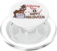 Witching You A Happy Halloween RIP Cemetary Grave Yard Fun PopSockets PopGrip per MagSafe