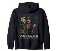 Witching You Spook-tacular Halloween Spooky Haunted Felpa con Cappuccio
