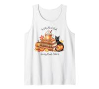 Witch's Book Club Spooky Legge Vibrazioni Halloween Autunno Autunno Canotta