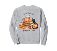 Witch's Book Club Spooky Legge Vibrazioni Halloween Autunno Autunno Felpa