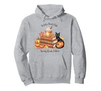 Witch's Book Club Spooky Legge Vibrazioni Halloween Autunno Autunno Felpa con Cappuccio