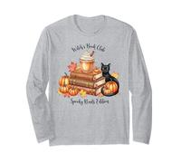 Witch's Book Club Spooky Legge Vibrazioni Halloween Autunno Autunno Maglia a Manica