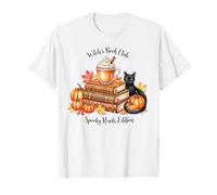 Witch's Book Club Spooky Legge Vibrazioni Halloween Autunno Autunno Maglietta