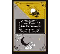 Witch's Journal: Celestial Spell Book for Wiccans & Spiritual People | Gold & Silver Lined Notebook for Witchcraft