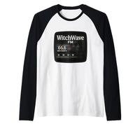 Witchwave FM 66.6 Megahertz La casa delle Streghe Maglia con Maniche Raglan