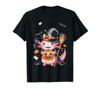 Witchy Axolotl Halloween Magic - Notte di Zucca Carina Maglietta