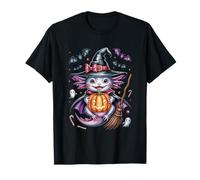 Witchy Axolotl Halloween Magic - Notte di Zucca Carina Maglietta