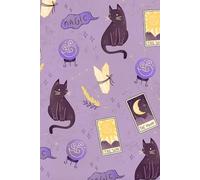 Witchy Cat Journal for Women & Men | Cute Purple Aesthetic Hardcover Notebook with Three Magical Kitties Cover: Lined Journal for Daily Notes, Self-Reflection, Creative Writing, and Mindful Journaling