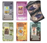 Witchy Cauldron Tarocchi Carte in Italiano per Principianti con Significati Scritti e Risposta Sì/No - Mazzo Tarocchi Rider Waite 78 Carte con Parole Chiave, Chakra, Zodiaco e Guida