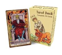 Witchy Cauldron Tarocchi Originale Deck Guida Classica Principianti Tarocchi Carte con Guida Durevole Deck 400 GSM