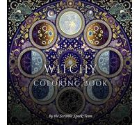 Witchy Coloring Book - 30 Mystical Designs for Adults: By the Scribble Spark Team