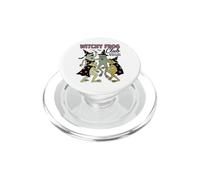 Witchy Frog Club Midnight Only On Halloween Frog Coven PopSockets PopGrip per MagSafe