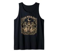 Witchy Girls Vintage Victorian Coven Luna Witchcore Magic Canotta