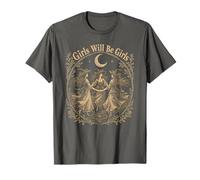 Witchy Girls Vintage Victorian Coven Luna Witchcore Magic Maglietta