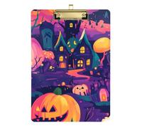 Witchy Halloween Candy Mais Pink Jack-o-Lantern zucca zucca albero acrilico mini infermieristica appunti lettera standard formato A4 lavagna rigida per classe di quinta elementare essenziale per