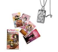 Witchy Magic Tarot Deck - 12x7cm, inglese, per principianti, incluse carte dei tarocchi e collana dei tarocchi
