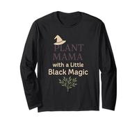 Witchy Mom Plant Magic Botanical Humor Regalo a Base di Erbe Maglia a Manica