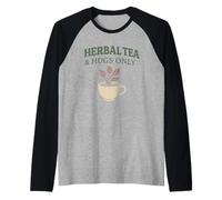 Witchy Mom Plant Magic Botanical Humor Regalo a Base di Erbe Maglia con Maniche Raglan