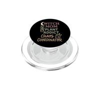 Witchy Mom Plant Magic Botanical Humor Regalo a base di erbe PopSockets PopGrip per MagSafe