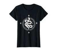Witchy Tarocchi Serpente Accademia Oscura Estetica Celeste Boho Maglietta con Stampa Grafica Economica