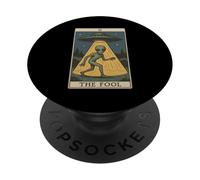 Witchy The Fool Tarocchi Divertente Alieno Mistico Paganesimo PopSockets PopGrip Adesivo