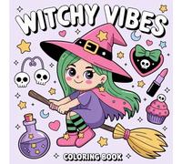 Witchy Vibes Coloring Book: Single-Sided Witchy Pages for Relaxation, Fun, and Stress Relief