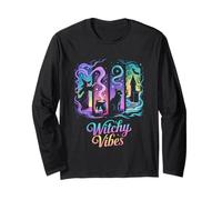 Witchy Vibes - Pozione mistica per Gatti Streghe Maglia a Manica