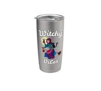Witchy Vibes - Strega di Pasqua finlandese Bicchiere termico in acciaio inox doppia parete