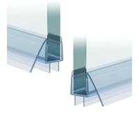 WITEN&NOCK Set di 2 guarnizioni per doccia, 50 cm, per cabina doccia, idrorepellente, per porta della doccia, spessore del vetro 8-10 mm