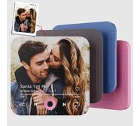 Witfox Magnete da Frigorifero con Musica - Calamita Personalizzata con Foto e Canzoni Spotify - Regalo Calamite Frigorifero Personalizzata per Natale & San Valentino per Coppia -Photo