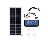 (with 40A Controller) 1000W Solar Panel Kit 12V With 10A To 60A Charge Controller For RV Car Phone And Outdoor Charging Complete System